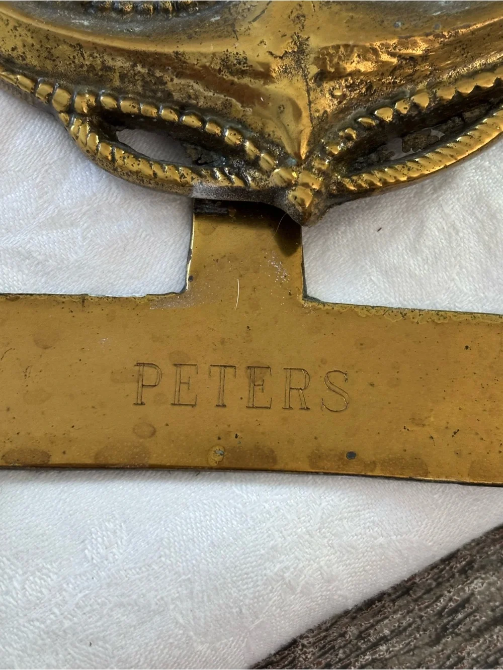 Brass Anchor Wall Decor - PETERS